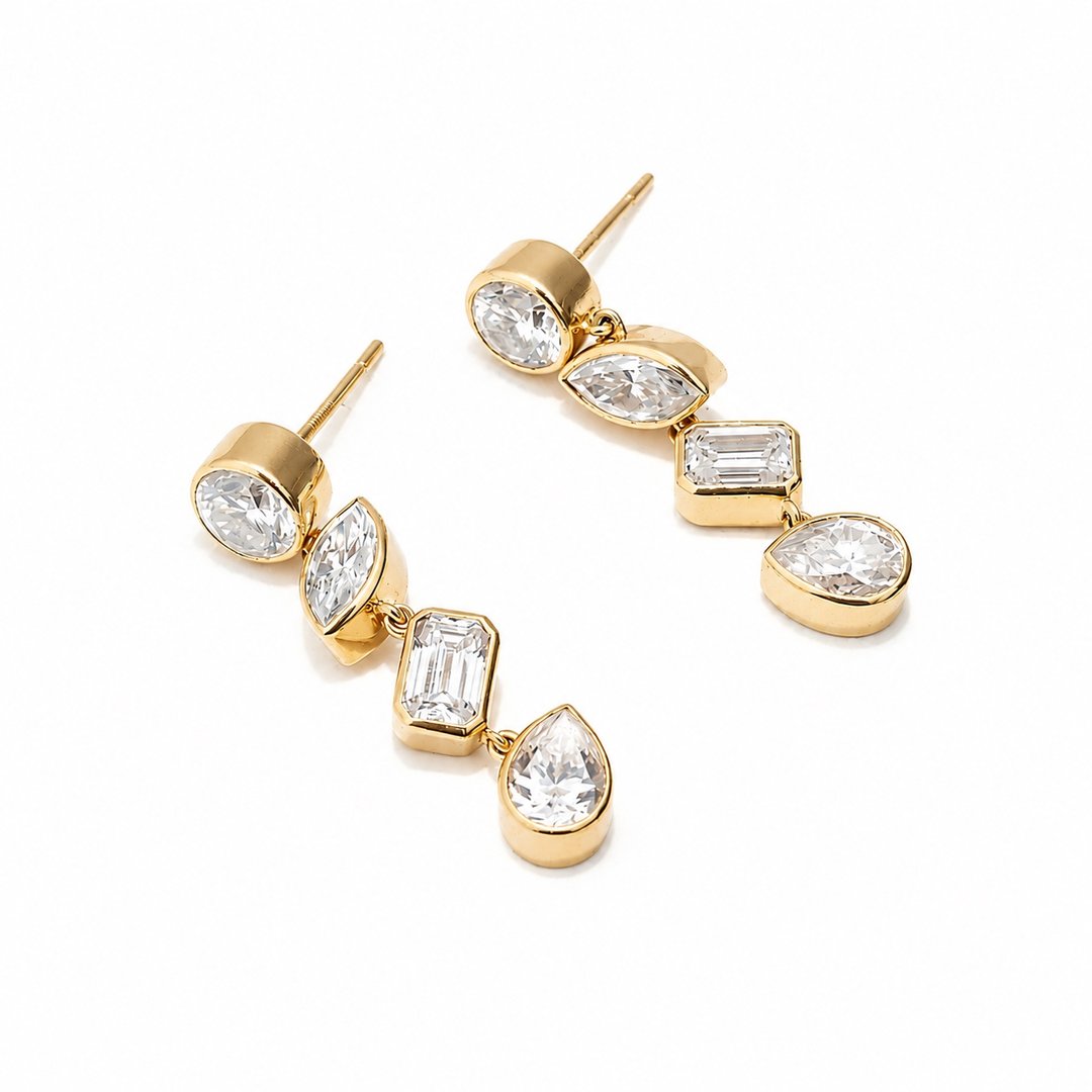 Multishape Drop Earrings