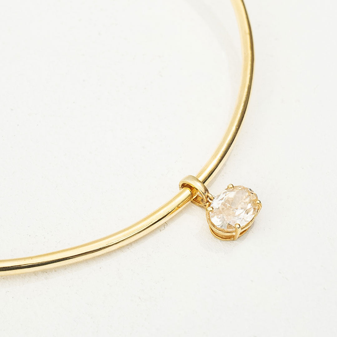 The Salma Torque Collar (Light Champagne)