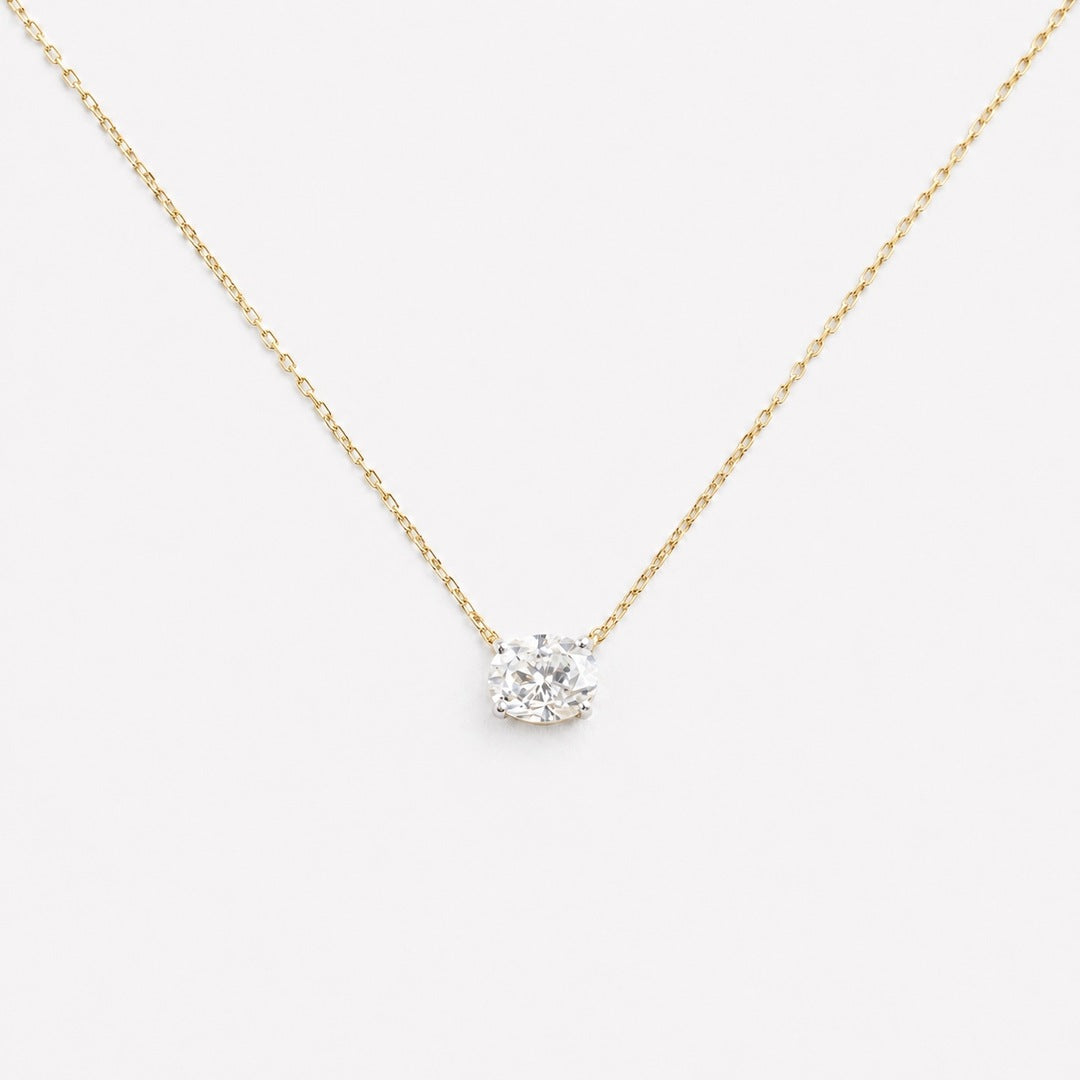 Oval Floater Necklace