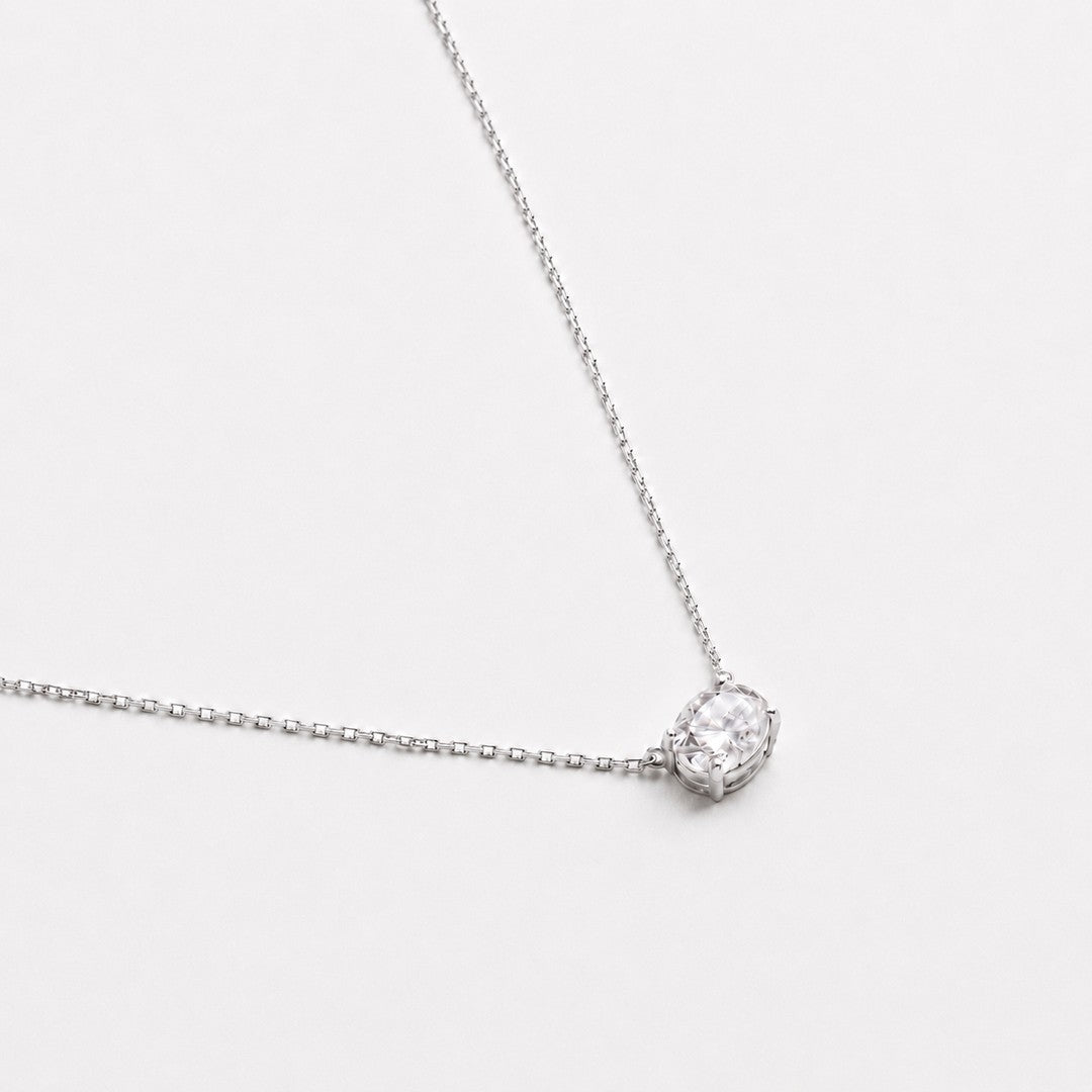 Oval Floater Necklace